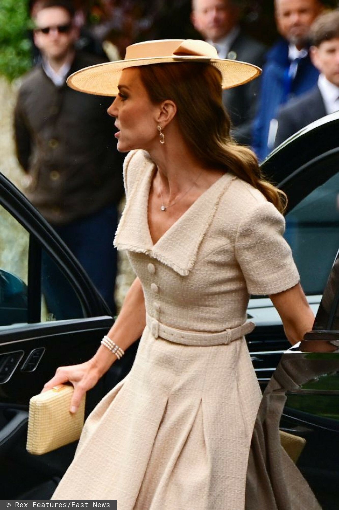 Kate na ślubie siostrzeńca Karola III. Dopiero w tej stylizacji widać, jaka jest chudziutka