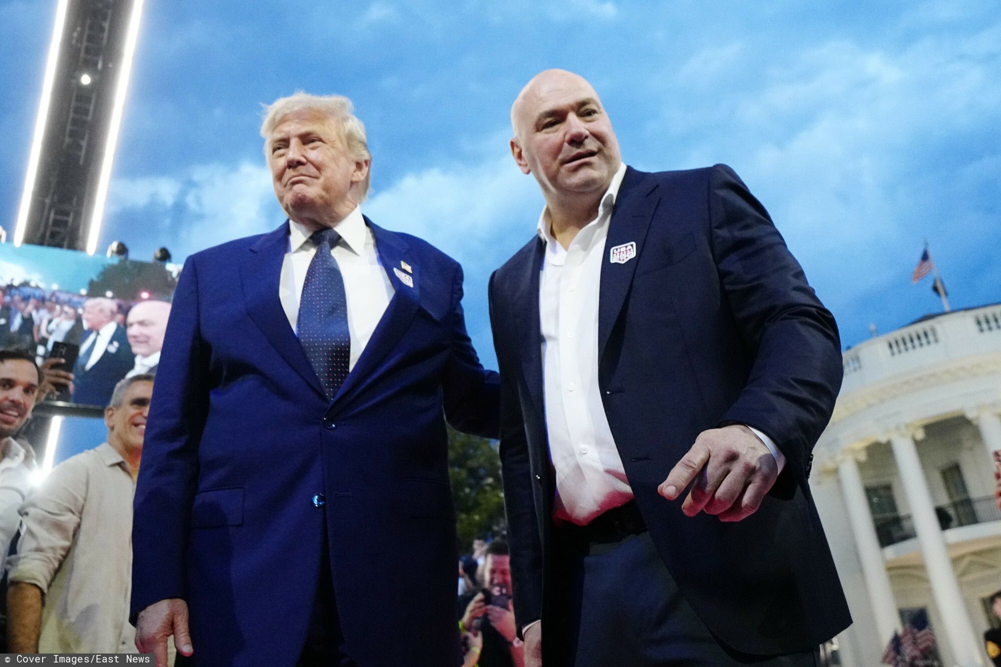 Sensacja na gali w Białym Domu. Po walce ruszył w kierunku Trumpa, zaraz potem takie sceny