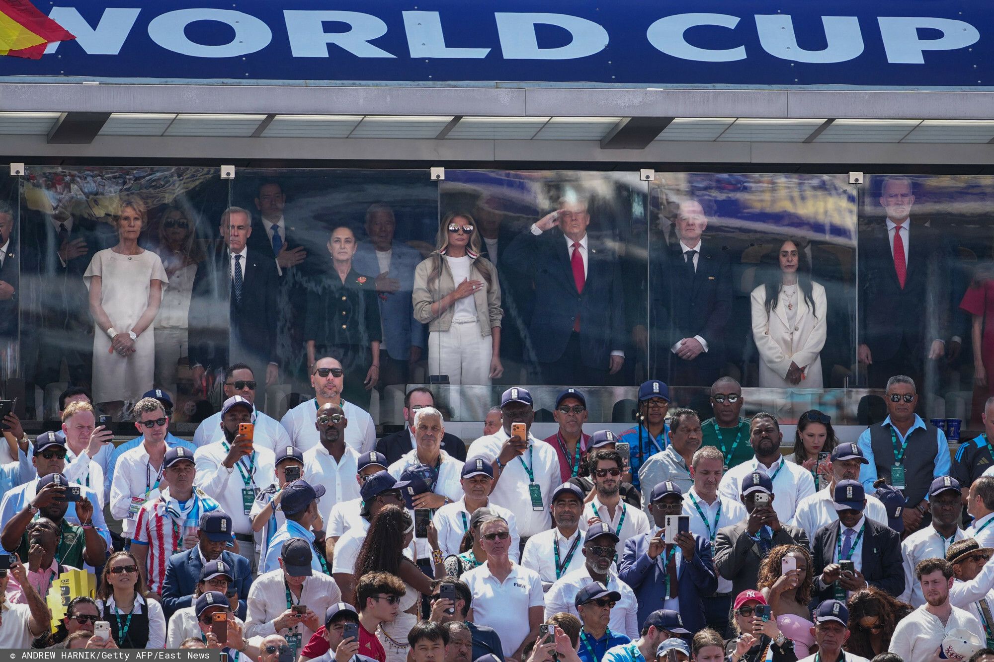 Melania i Donald Trump na finale MŚ 2026. Takie zachowanie uchwyciły kamery