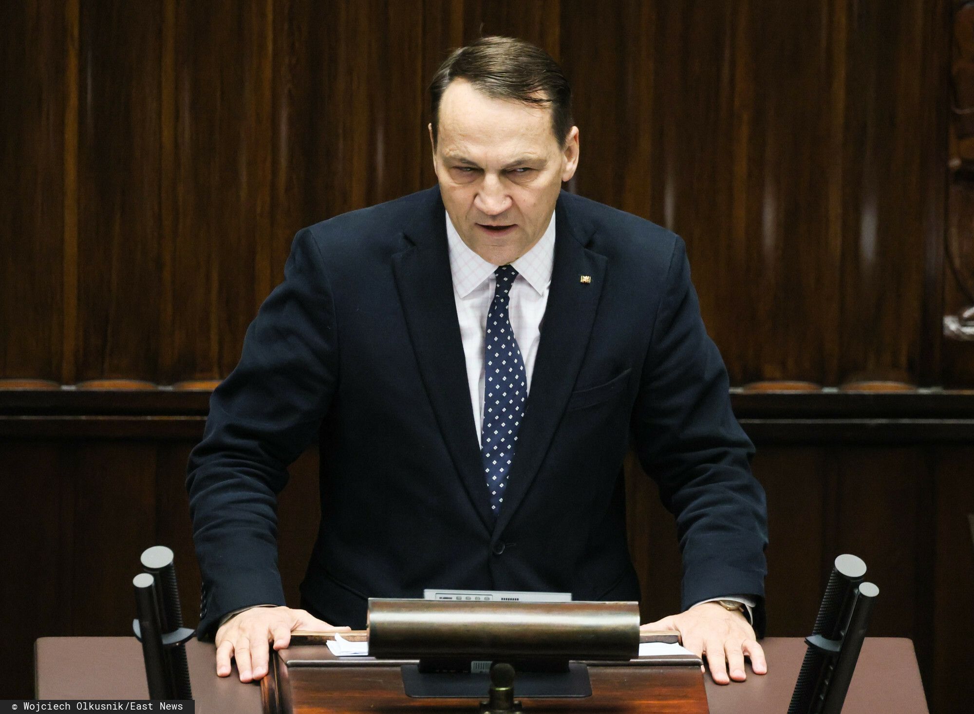 Radosław Sikorski grzmi z mównicy sejmowej. "Pan to powiedział, panie Kaczyński"