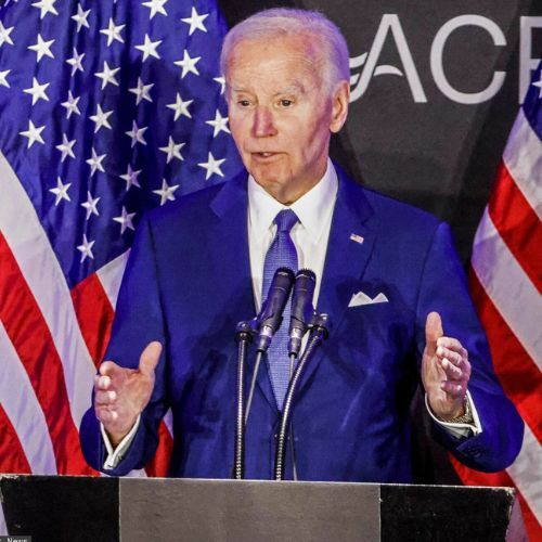 Joe Biden w kwietniu 2025 Fot. TANNEN MAURY/AFP/East News.jpg