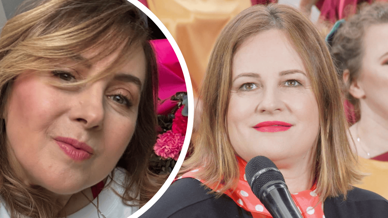 Edyta Bartosiewicz i Joanna Kołaczkowska