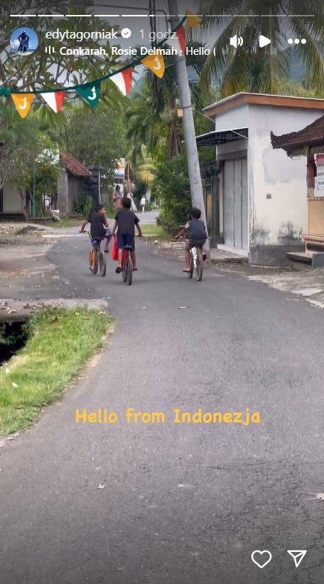 Edyta Górniak w Indonezji, nowy film, Instagram