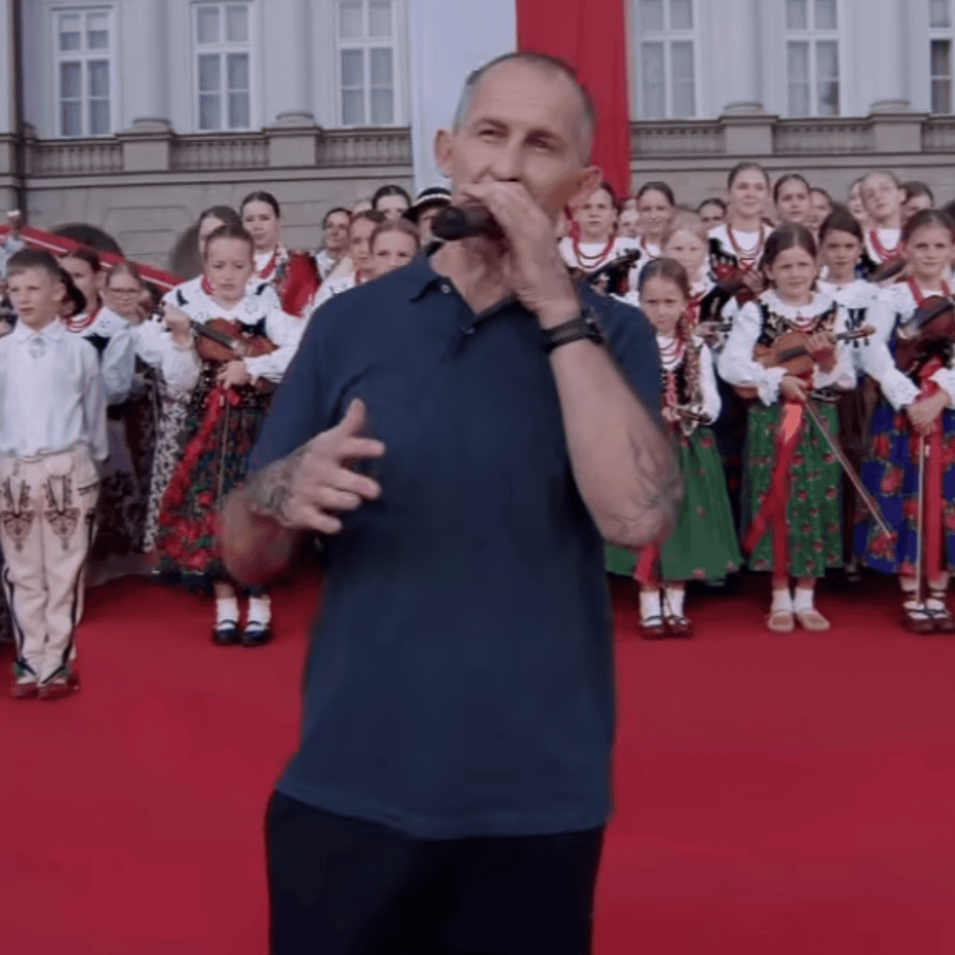 Ale sceny przed samym Karolem Nawrockim. Prezydent nie mógł oderwać wzroku
