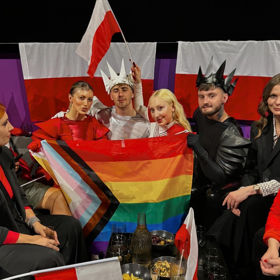 Eurowizja 2024, Luna, tęczowa flaga, Luna z flagą LGBTQ, zdjęcia