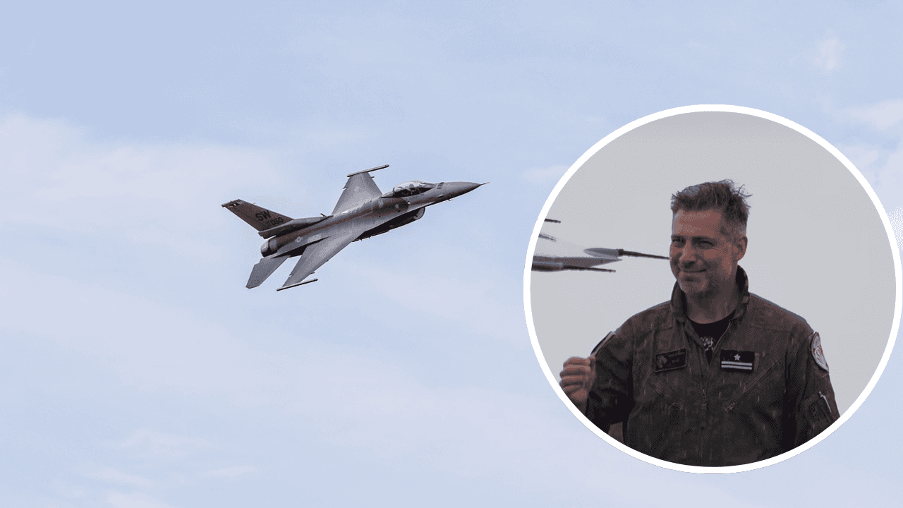 Pilot F-16 opublikował zdjęcie na chwilę przed tragedią na Air Show. Poruszający widok