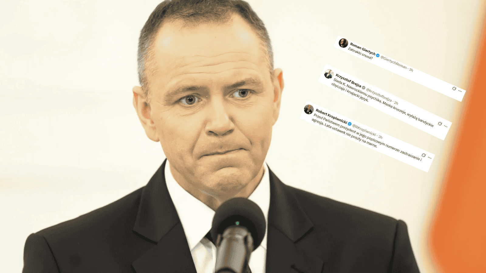 Fala komentarzy w sieci po zachowaniu Karola Nawrockiego