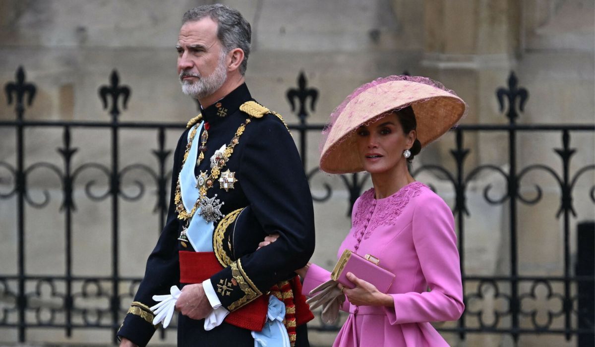 król Filip VI i królowa Letizia, fot. PAUL ELLIS/AFP/East News
