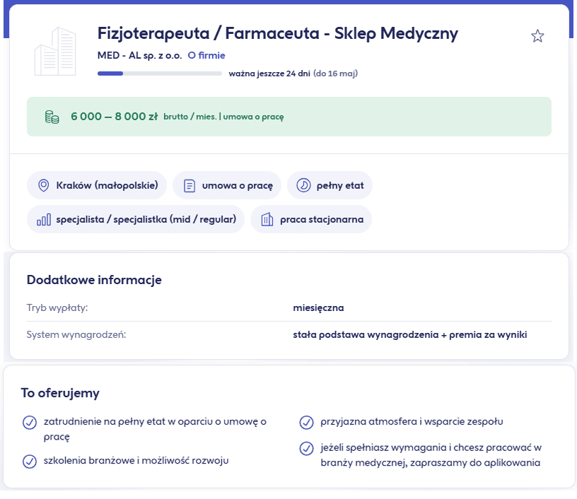 Farmaceuci mogą dostać nawet 9,5 tys. zł na rękę. Sprawdziliśmy oferty