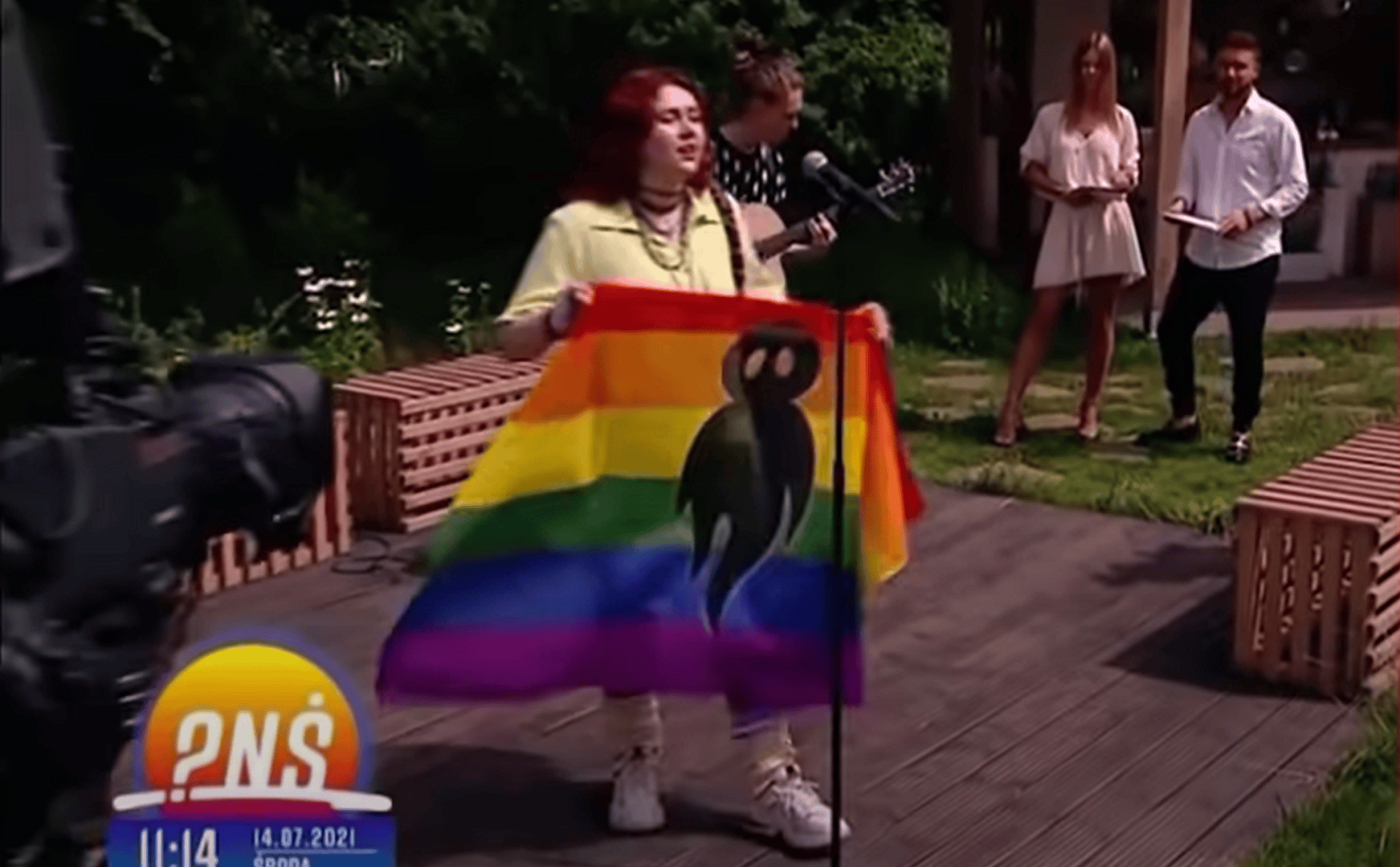 Flaga LGBT w Pytaniu na śniadanie