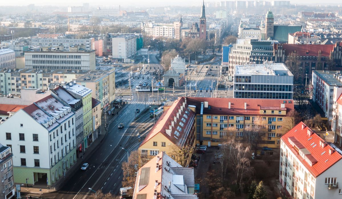 panorama miasta Szczecin