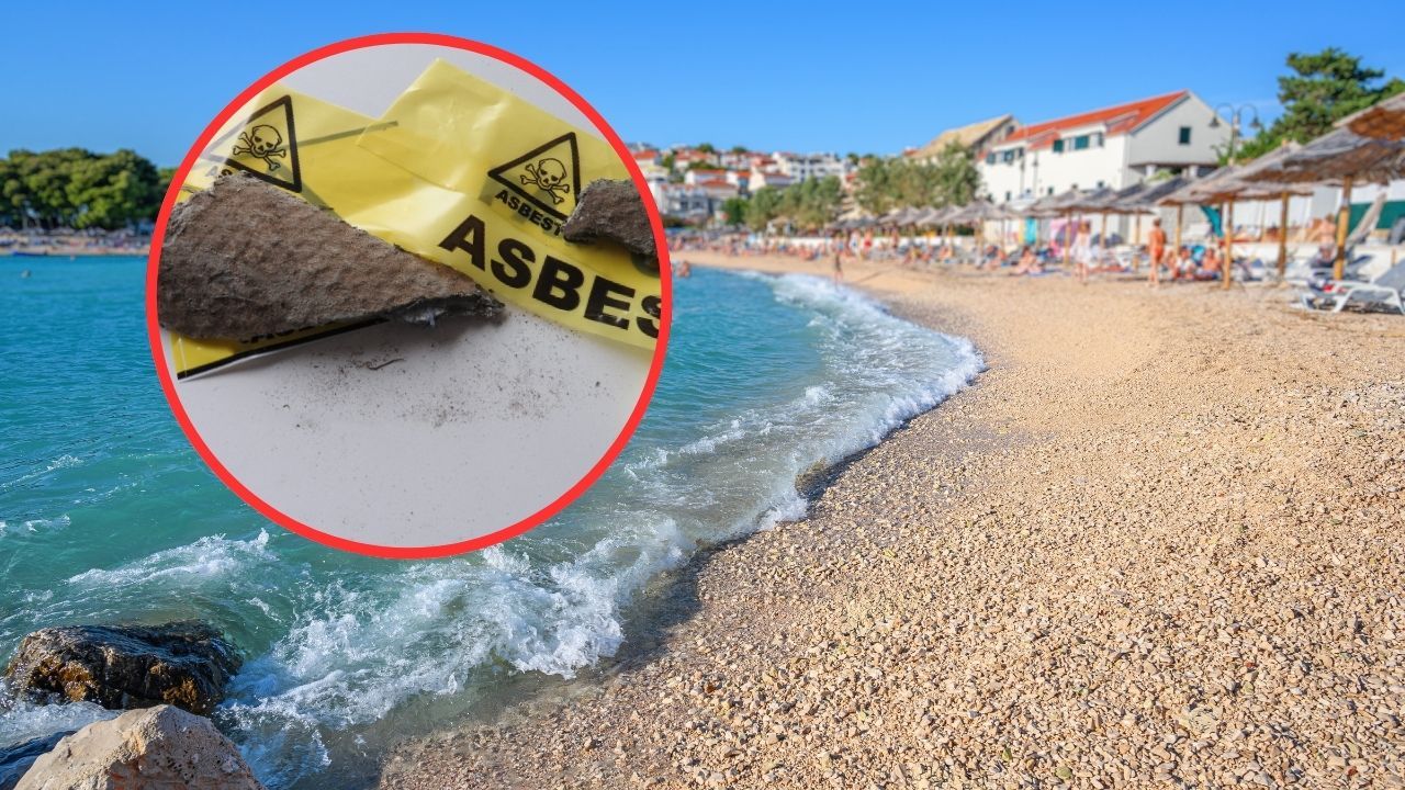 Chorwacka plaża zagrozona azbestem (zdjęcie poglądowe)