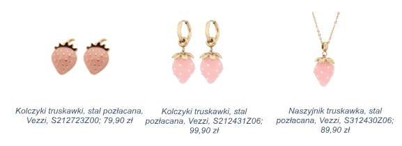 Smak sezonu. Vezzi i owocowe motywy