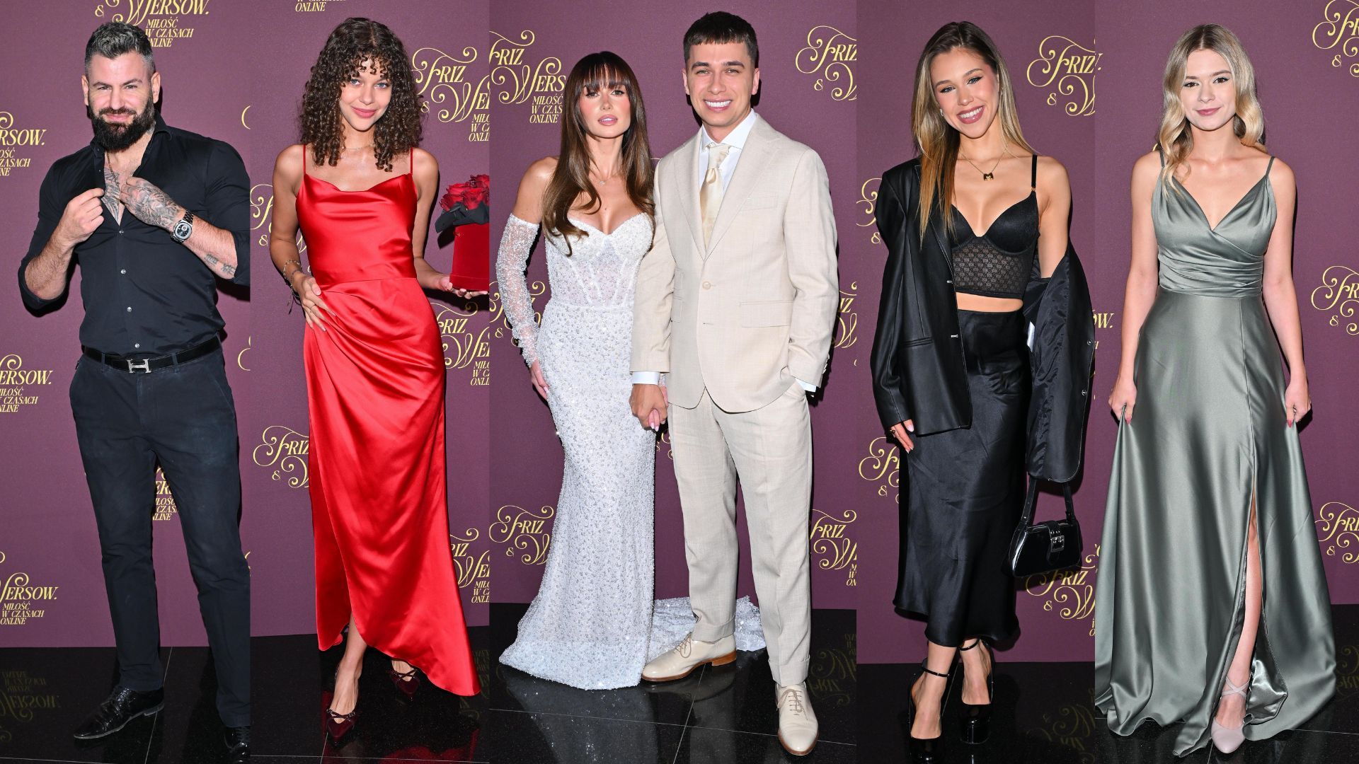 Śmietanka polskich influencerów na premierze. Friz i Wersow, Gola, Dankwa, Jeleniewska