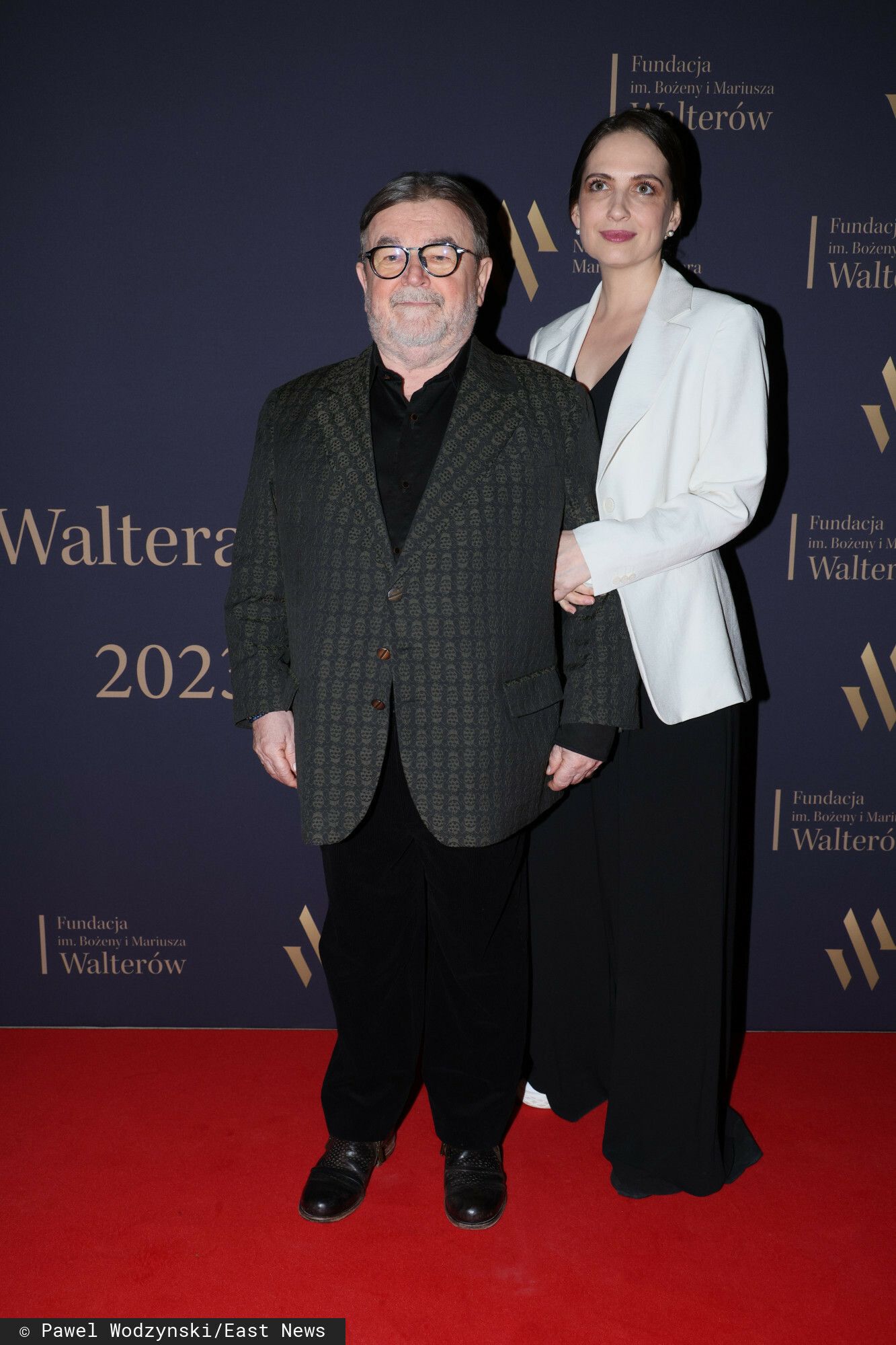 Gala Nagrody Mariusza Waltera, goście, Edward Miszczak z żoną, zdjęcia