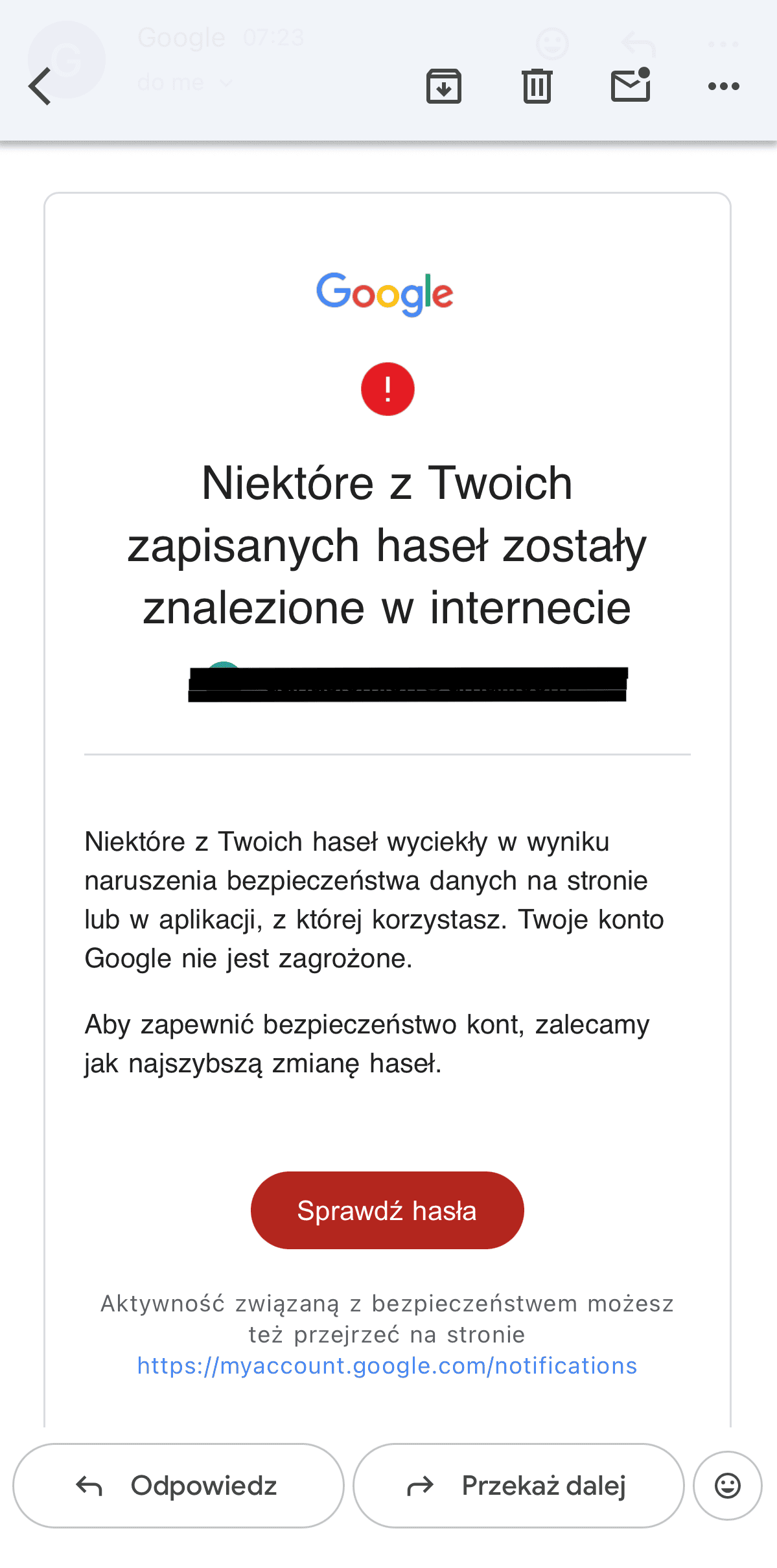 Wyciek haseł z wielkiego polskiego serwisu. Google wysyła pilne ostrzeżenia