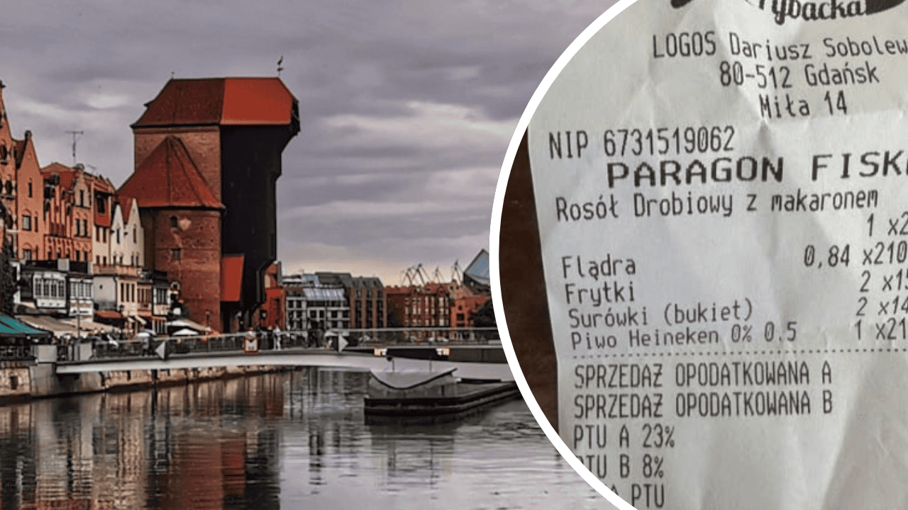 Gdańsk, paragon