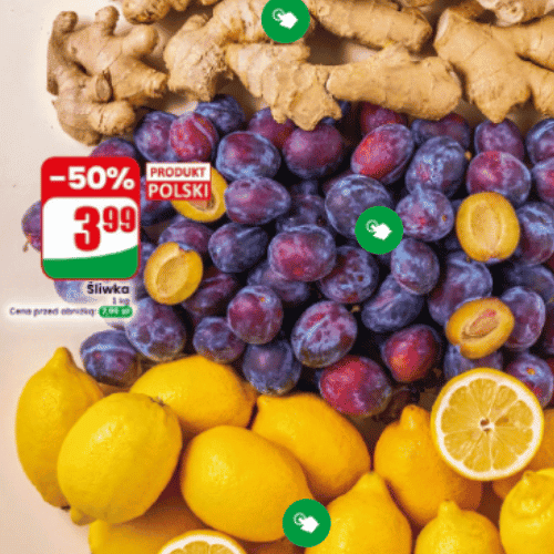 Żadna Biedronka, w tym sklepie śliwki są po 3,99 zł. Co za okazja