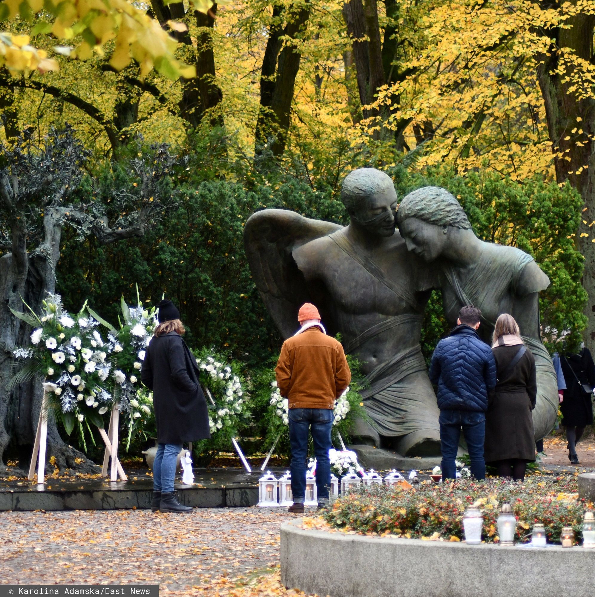 Grób Jana Kulczyka, fot. EastNews