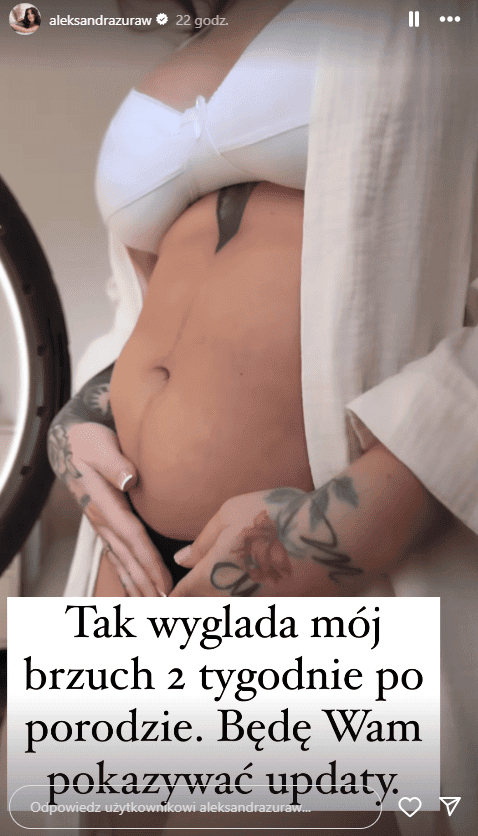  Gwiazda Top Model pokazała brzuch dwa tygodnie po porodzie. Odważnie..., fot. Instagram