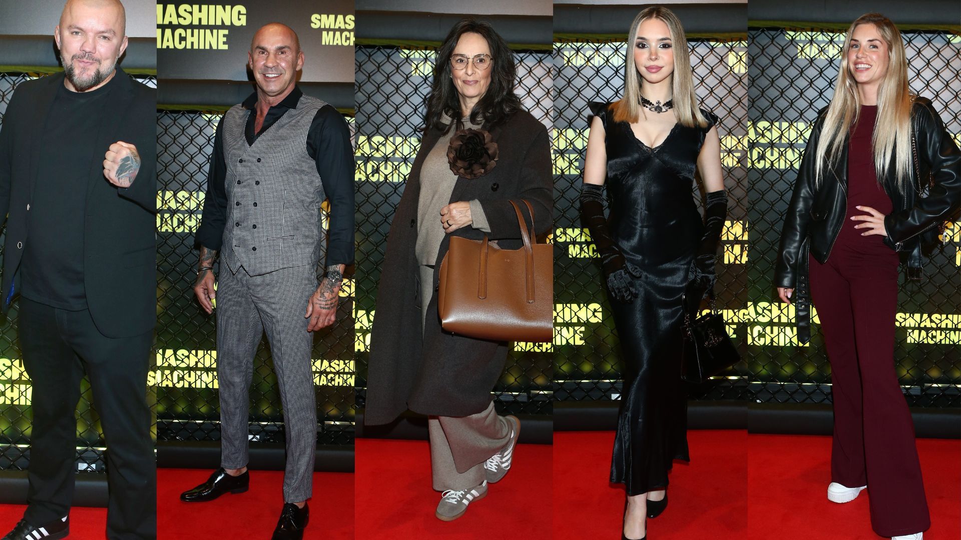 Gwiazdy na premierze filmu "Smashing Machine". Saleta, Korcz, Jurkowski