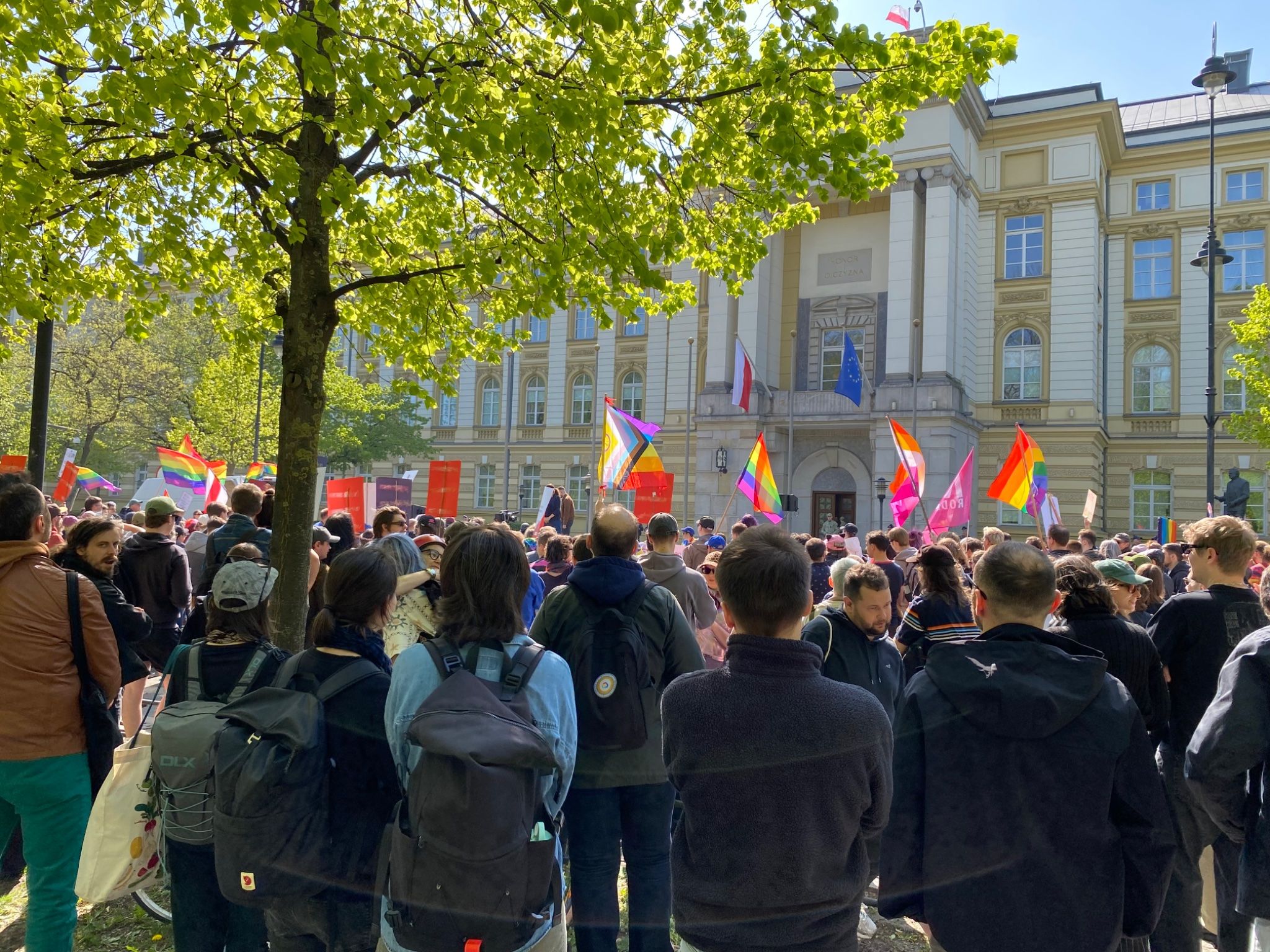 Protest przed KPRM w Warszawie. Padły mocne słowa pod adresem rządu