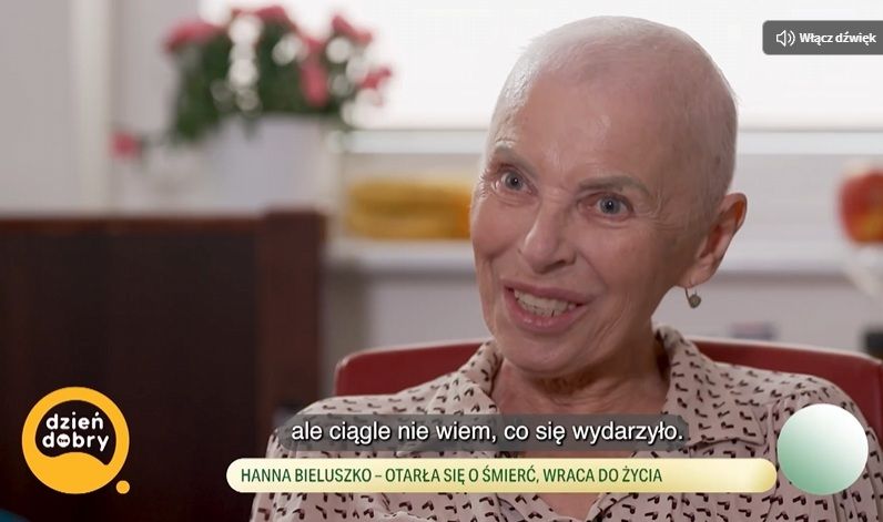Hanna Bieluszko ma raka jelita grubego. Taki był pierwszy objaw. Zaczęło się nagle