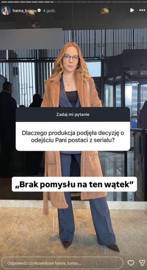 Widzowie nie zobaczą jej już w "M jak miłość". Gwiazda ujawnia kulisy usunięcia z serialu