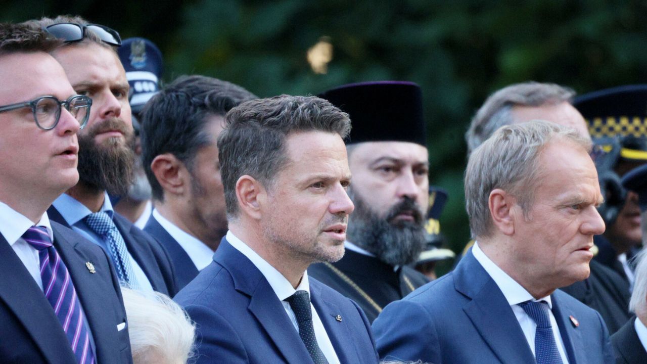 Hołownia, Trzaskowski, Tusk