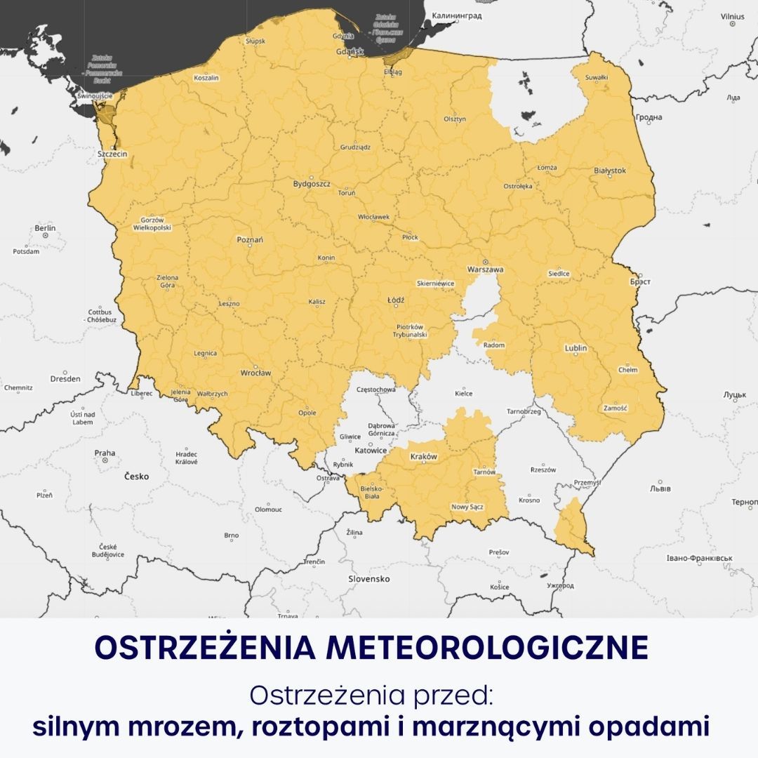 Cała Polska na żółto! IMGW bije na alarm. Wstrząsające wieści pogodowe