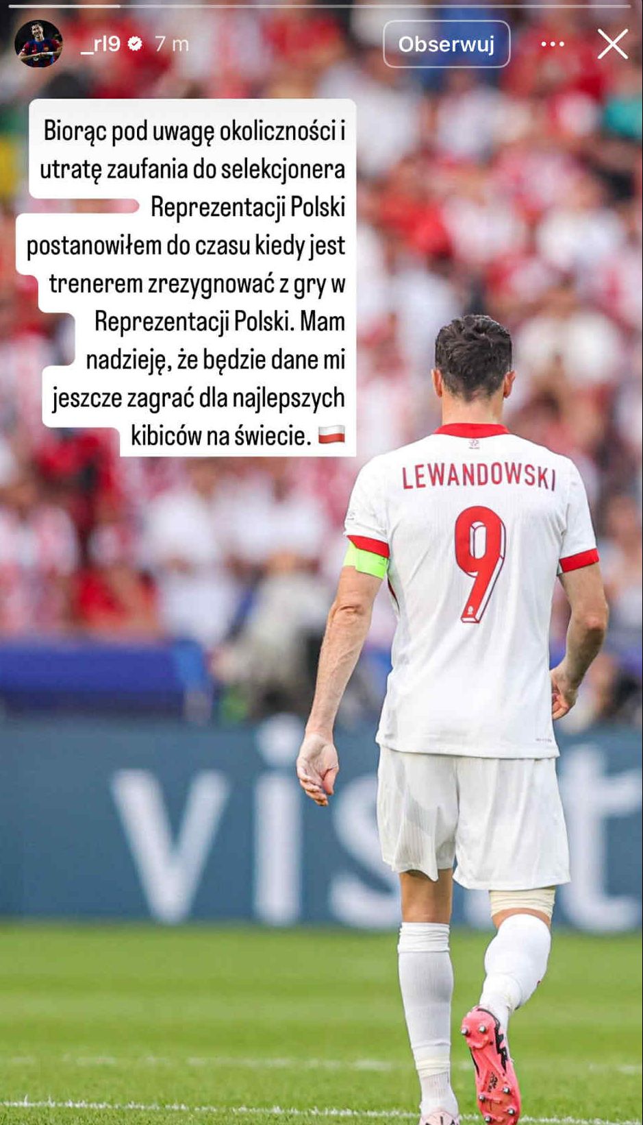 Lewandowski stracił opaskę kapitana reprezentacji Polski. Szybka reakcja Kamila Glika
