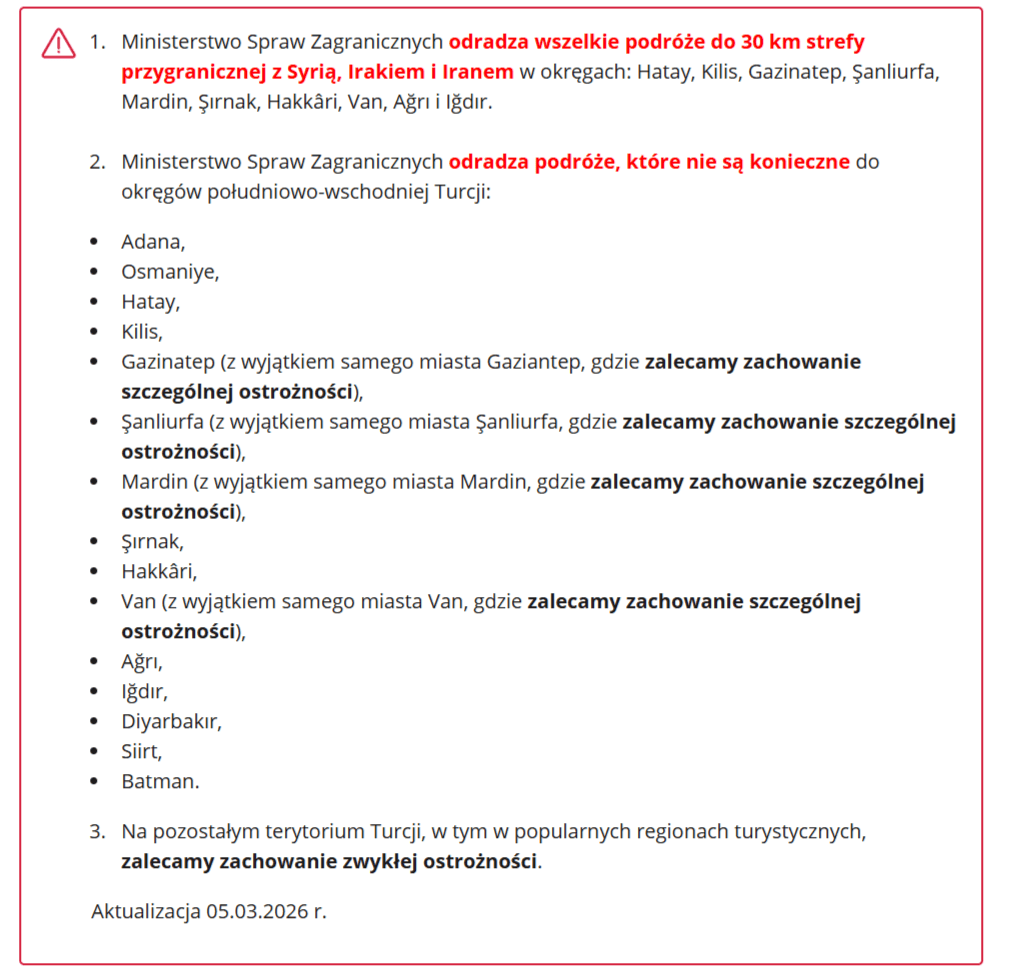 Nagła decyzja MSZ. Kolejny kierunek turystyczny objęty ostrzeżeniem, fatalna wiadomość dla Polaków