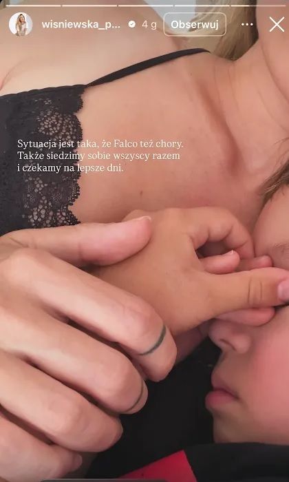 "Czekamy na lepsze dni" Pogrążona w smutku Pola z synem w ramionach. A Michał? Niewiarygodne