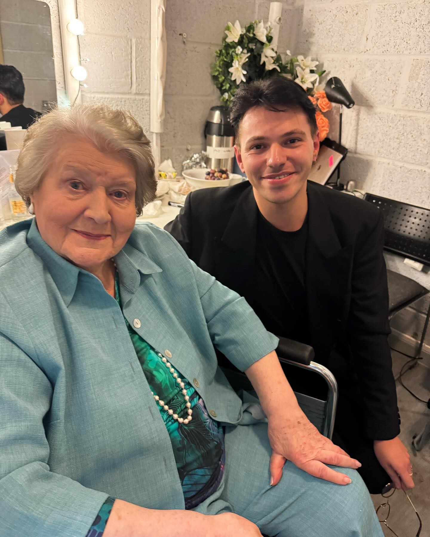 Jacek Malagowski i Patricia Routledge, fot. Facebook