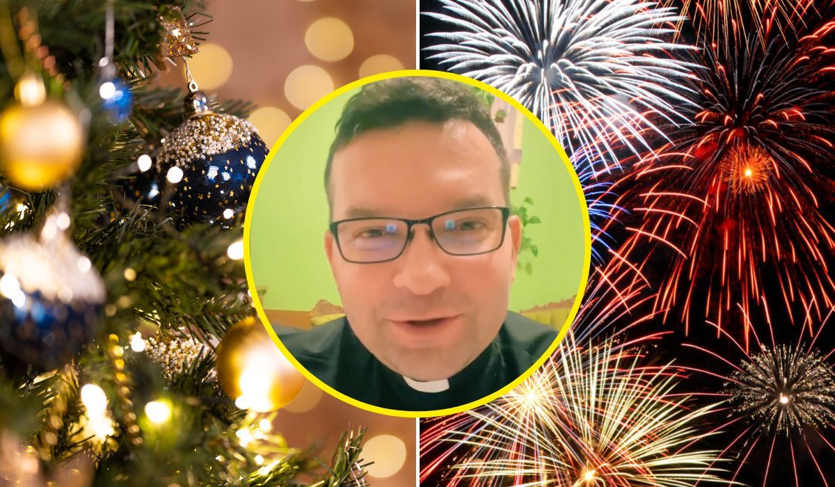 Jak księża spędzają święta Bożego Narodzenia i sylwestra?, fot. Canva/Pexels, pixabay, TikTok/@ks.piotrjarosiewicz