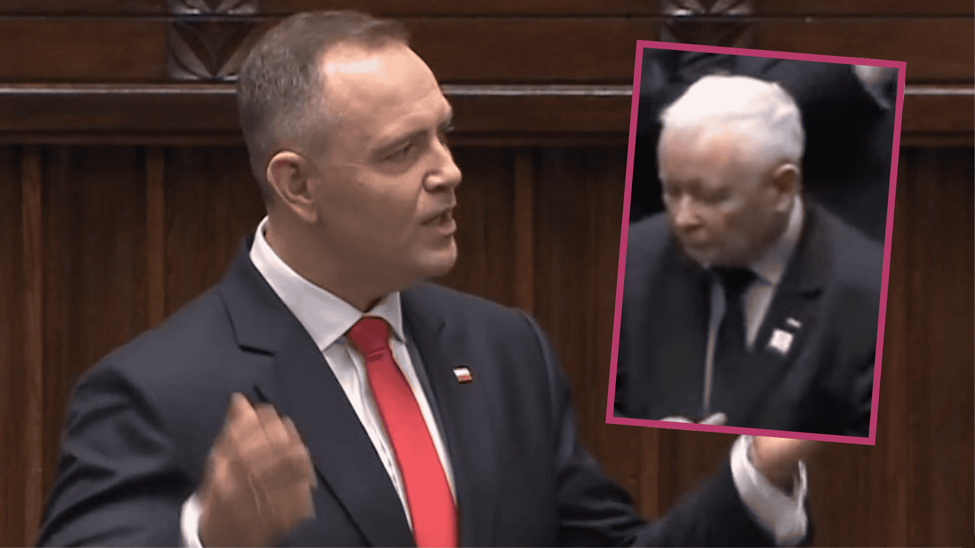 Schorowany Kaczyński na zaprzysiężeniu. Doszło do wypadku. Boli od patrzenia