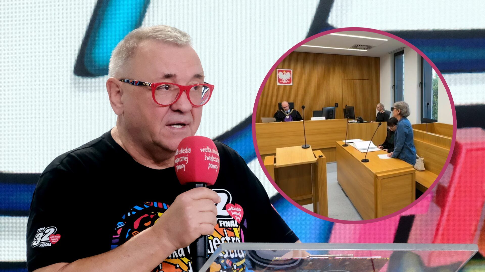 Awantura z Owsiakiem i emerytką w sądzie. Sceny takie, iż szczęka opada