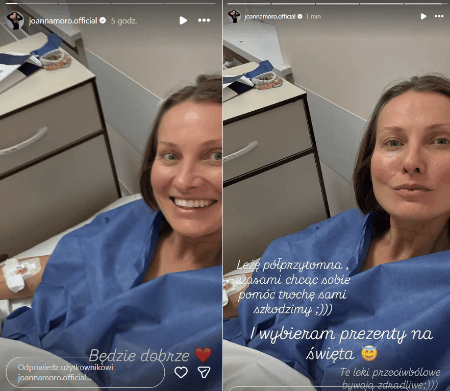 Joanna Moro trafiła do szpitala. Wstrząsająca relacja i cytat