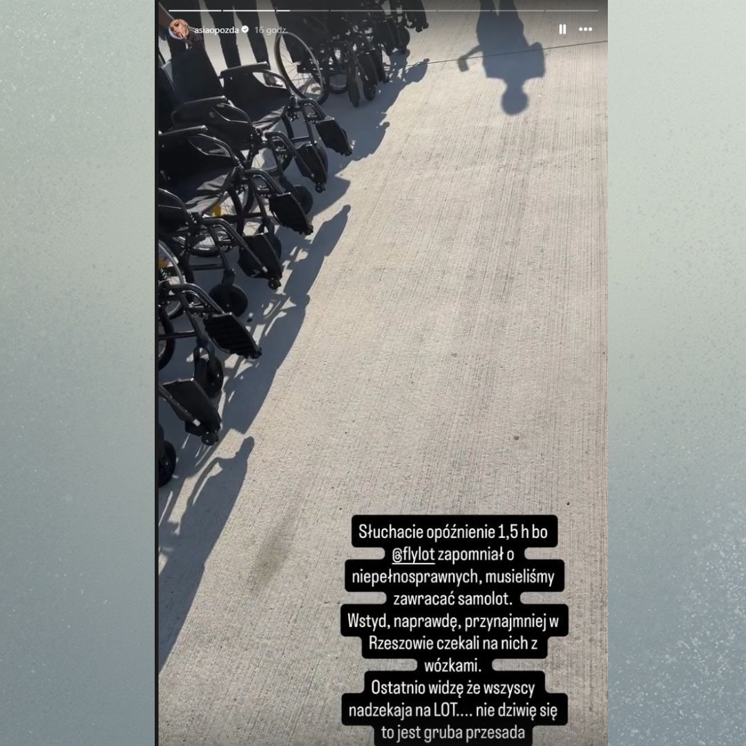 Samolot z Joanną Opozdą na pokładzie zawrócony. Do tego doszło na pokładzie