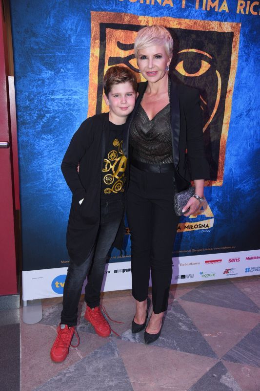 Joanna Racewicz z synem, fot. KAPiF
