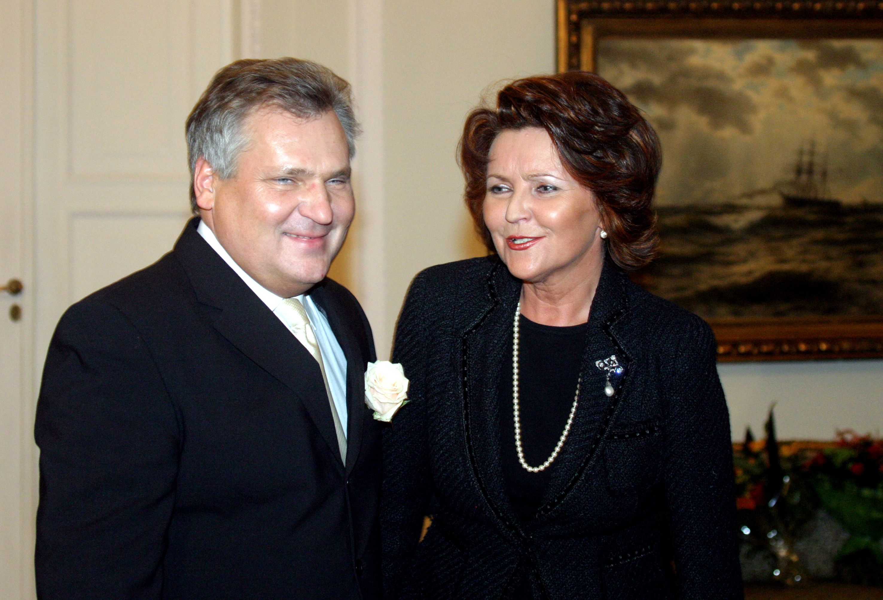 Jolanta Kwaśniewska z mężem prezydentem Aleksandrem Kwaśniewskim