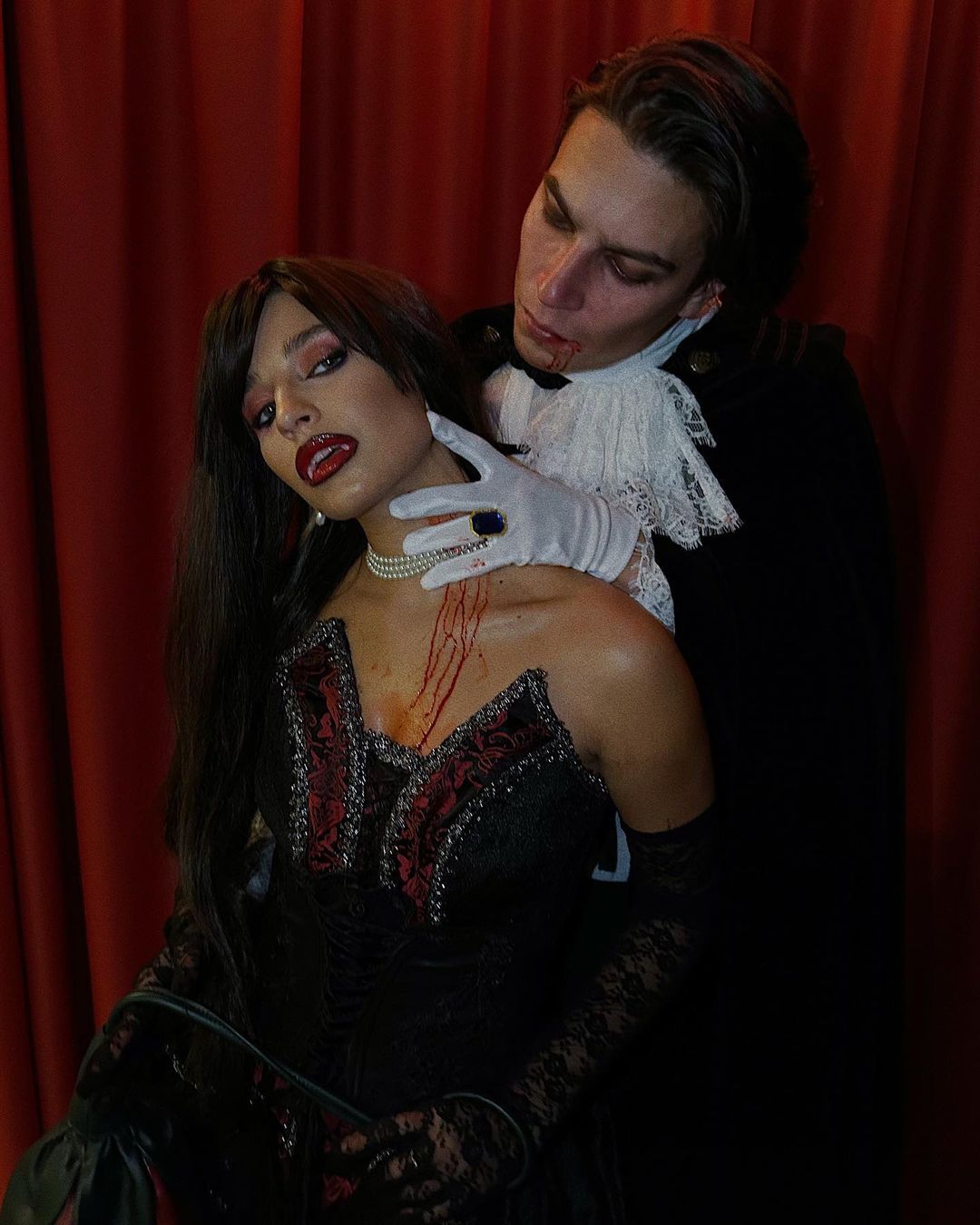 Julia Wieniawa i Nikodem Rozbicki Halloween 2023 fot. Instagram
