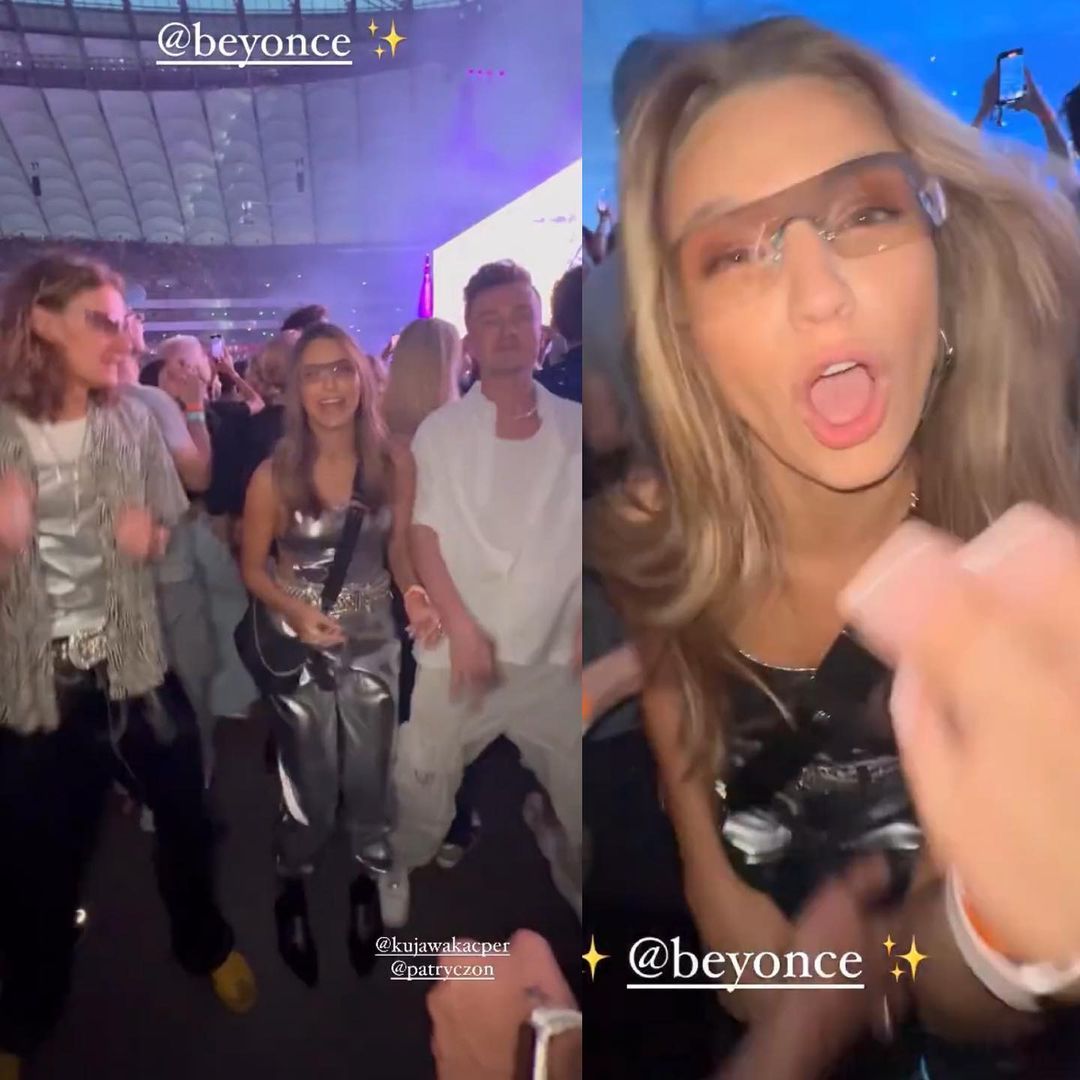 Julia Wieniawa na koncercie Beyonce w Polsce