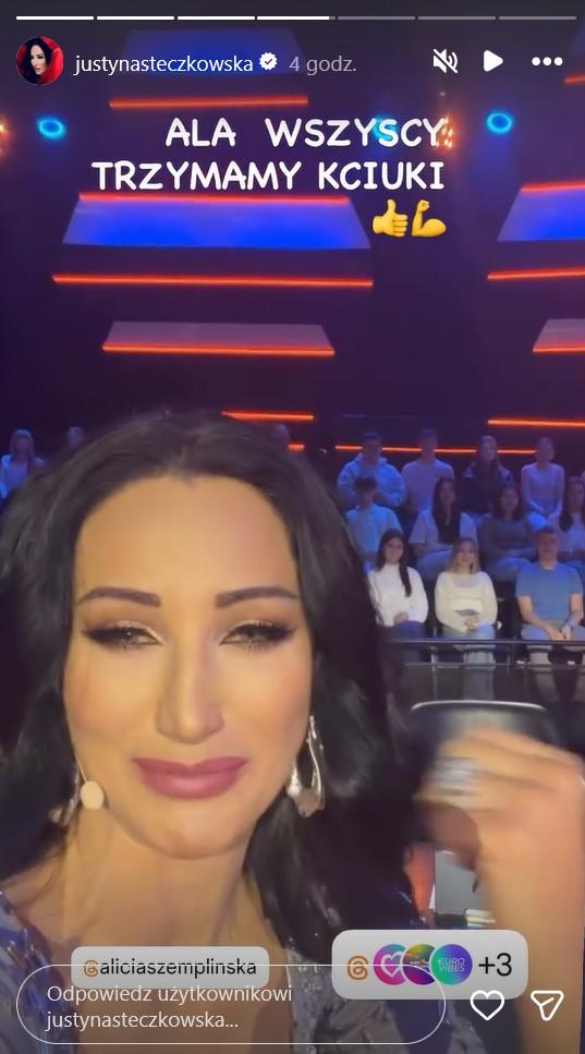 Justyna Steczkowska zrobiła coś niezwykłego dla Alicji Szemplińskiej tuż przed Eurowizją. To jest hit!