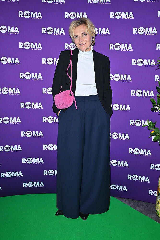 Gwiazdy na spektaklu  "Aniołki Mussoliniego". Sykut, Mołek, Damięcki, Jeżowska