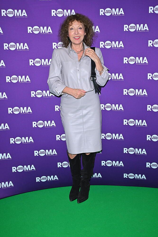 Gwiazdy na spektaklu  "Aniołki Mussoliniego". Sykut, Mołek, Damięcki, Jeżowska