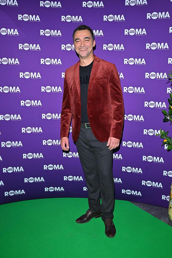 Gwiazdy na spektaklu  "Aniołki Mussoliniego". Sykut, Mołek, Damięcki, Jeżowska