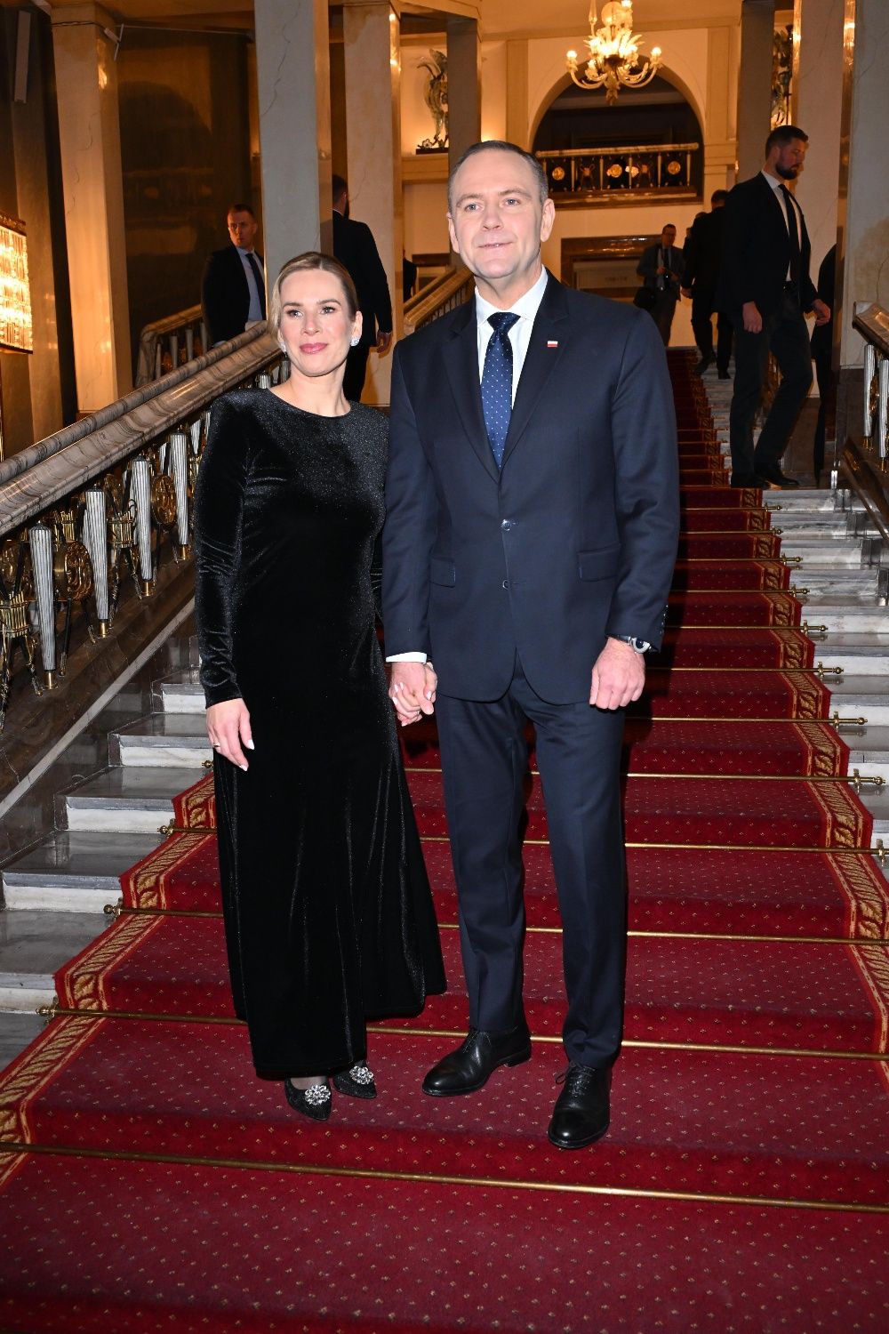 Wszyscy patrzyli, jak Nawroccy ubrali się na uroczystą galę. Mamy zdjęcia