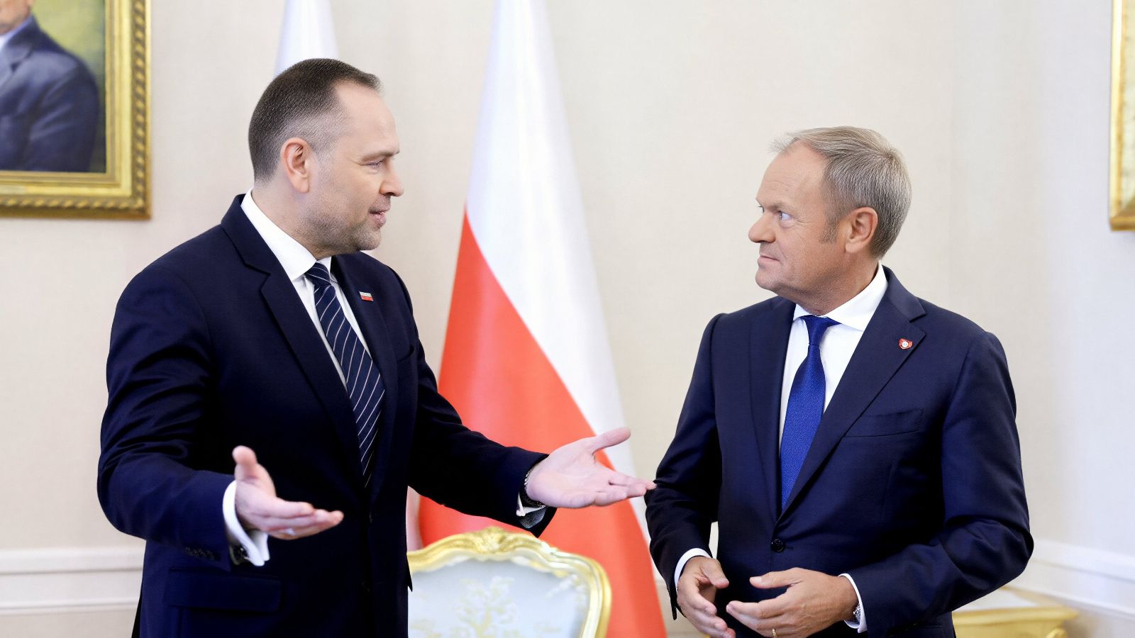 Wyniki nowego sondażu. Tak Polacy ocenili Nawrockiego, Tuska i Czarnka