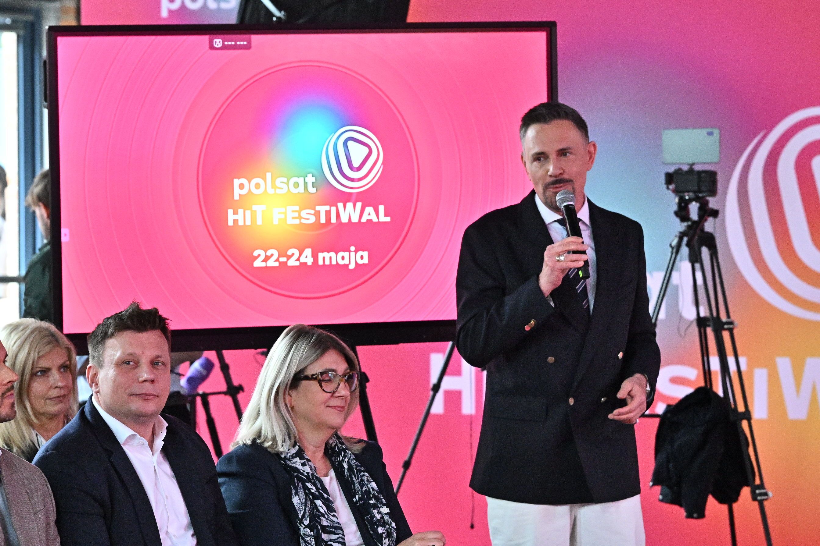 Plejada gwiazd na konferencji Polsat Hit Festiwal. Ola Filipek, Carla Fernandes i Edyta Górniak skradły show